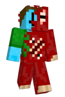 THE1KBlue Minecraft avatar full body