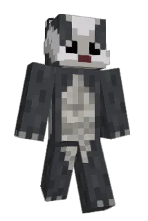 TKOBadger Minecraft avatar full body