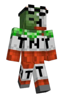 TNTZombie Minecraft avatar full body