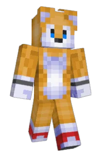 TailsTheRedFox Minecraft avatar full body