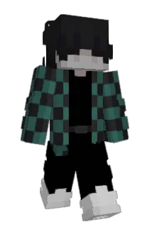 Tanjirou Minecraft avatar full body
