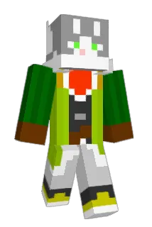 Techno Minecraft avatar full body