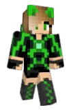 Techwolfie Minecraft avatar full body