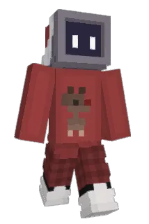 TelevisionMan Minecraft avatar full body