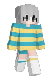 Temmielovania Minecraft avatar full body
