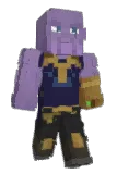 Tensed Minecraft avatar full body