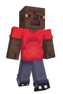 Terreiro Minecraft avatar full body