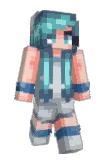 Teuthidan Minecraft avatar full body