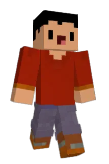 TgRed Minecraft avatar full body