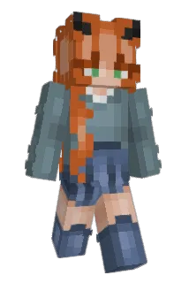 ThatGirlyRia Minecraft avatar full body