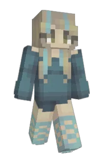 TheBlueBubble Minecraft avatar full body