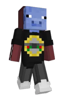 TheBluePig Minecraft avatar full body