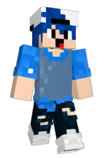 TheBlueZap Minecraft avatar full body