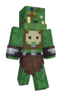 TheFirstRedMango Minecraft avatar full body
