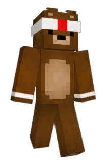 TheLuckyBear Minecraft avatar full body