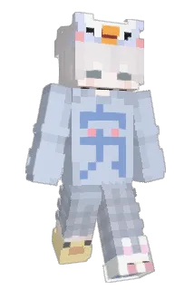 ThePoorWhite Minecraft avatar full body