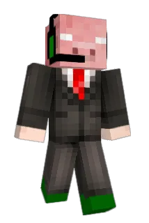 ThePorkyCraft Minecraft avatar full body