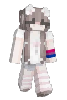 TheRedAxylotl Minecraft avatar full body