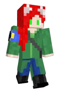 TheWhiteWolfin Minecraft avatar full body