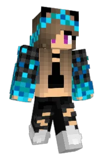 Theresafink Minecraft avatar full body