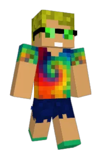 TiDye Minecraft avatar full body