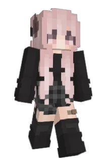 TianieFox Minecraft avatar full body