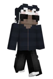 Tiga Minecraft avatar full body