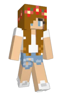 TinyTea Minecraft avatar full body