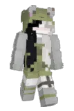 Toketsu Minecraft avatar full body