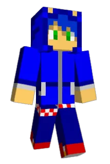 TomTheBluBoiFox Minecraft avatar full body