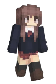 Tomiko Minecraft avatar full body
