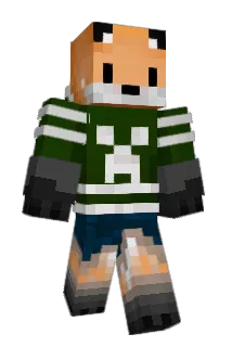 ToraSenpai Minecraft avatar full body