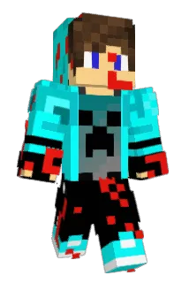 Touchsafely Minecraft avatar full body