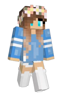 ToughCatGirl Minecraft avatar full body