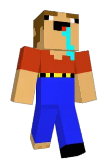 TouretteWerner Minecraft avatar full body