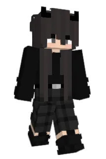 Trampolina Minecraft avatar full body