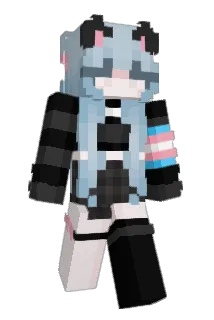 TransGirlWithDID Minecraft avatar full body