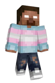TransHerobrine Minecraft avatar full body