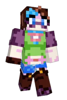 TransMonikaOff Minecraft avatar full body