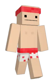 Transgert Minecraft avatar full body