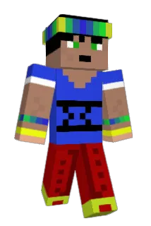 Trapping Minecraft avatar full body