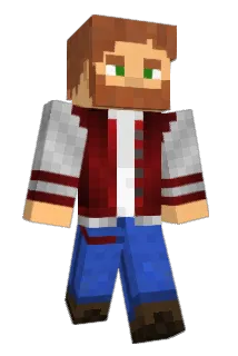 TrasTop Minecraft avatar full body