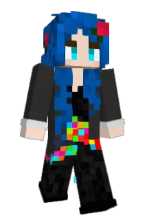 Traumtanzende Minecraft avatar full body