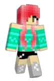 Triceuse Minecraft avatar full body