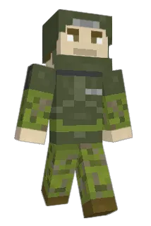TriggaHappy Minecraft avatar full body
