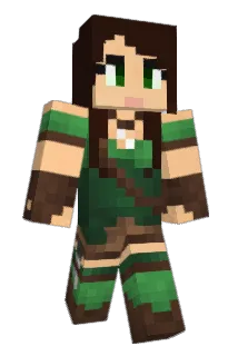 Trixiebixie Minecraft avatar full body