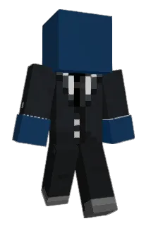 Minecraft-Avatar von TrueBluefred: ganzer Körper