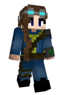 TryBlue Minecraft avatar full body