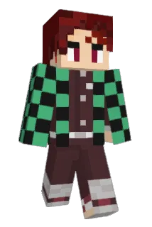 Twaxed Minecraft avatar full body