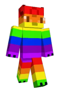 Twicing Minecraft avatar full body